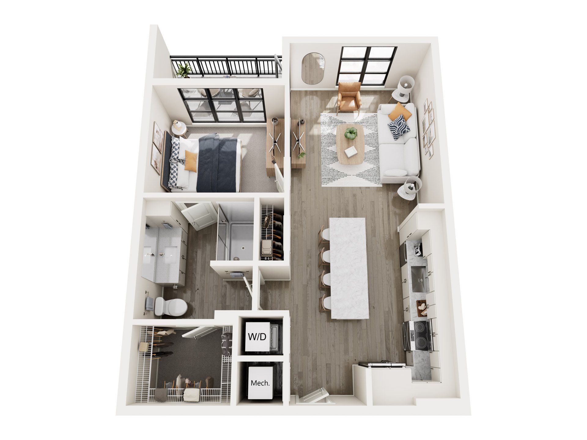Floor plan layout diagram for A3